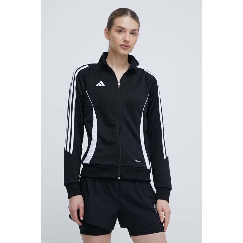 Tréninková mikina adidas Performance Tiro24 černá barva, s aplikací, IJ9961