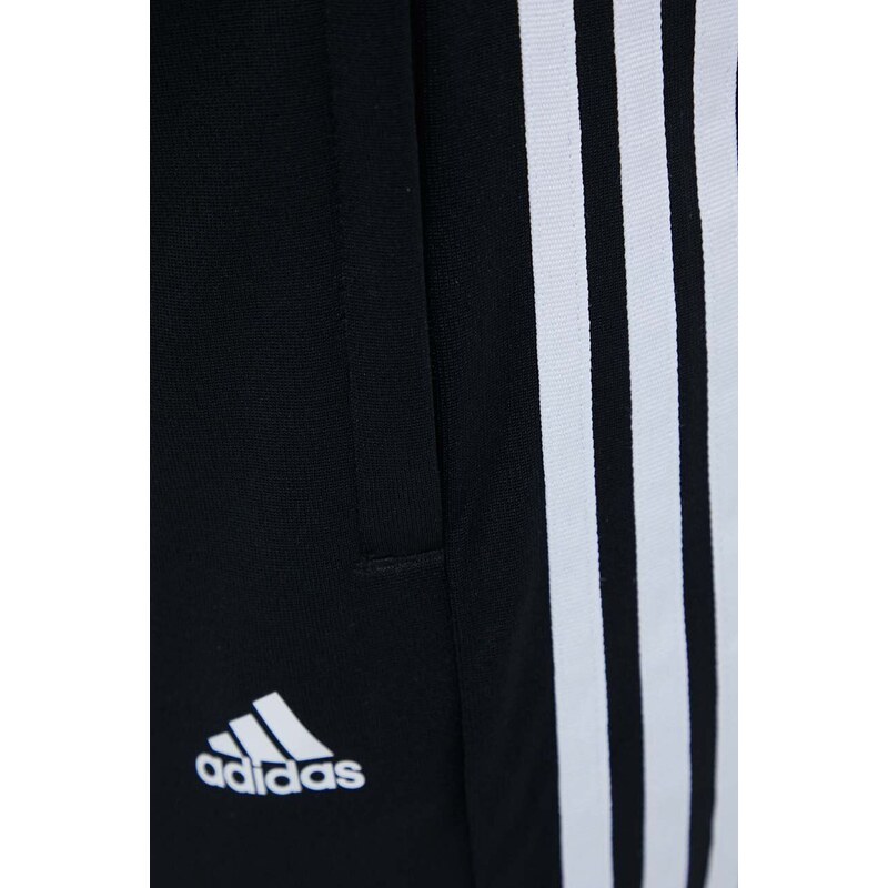 Tréninkové kalhoty adidas Tiro černá barva, s aplikací, IS4554