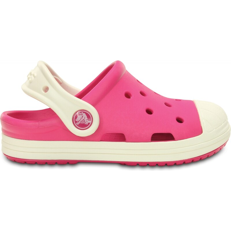 Crocs Clog Unisex Candy Pink / Oyster Crocs Bump It