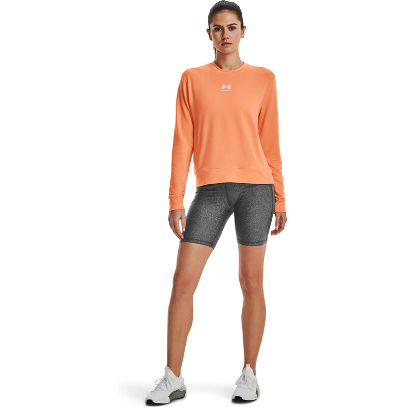 Dámská mikina Under Armour Rival Terry Crew Orange