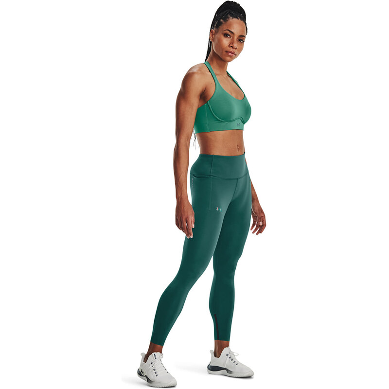 Dámské legíny Under Armour Smartform Rush Ank Leg Green