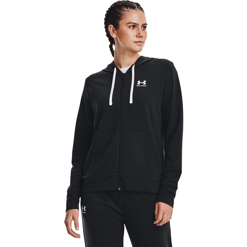 Mikina Under Armour Rival Terry Fz Hoodie Black M 90518905