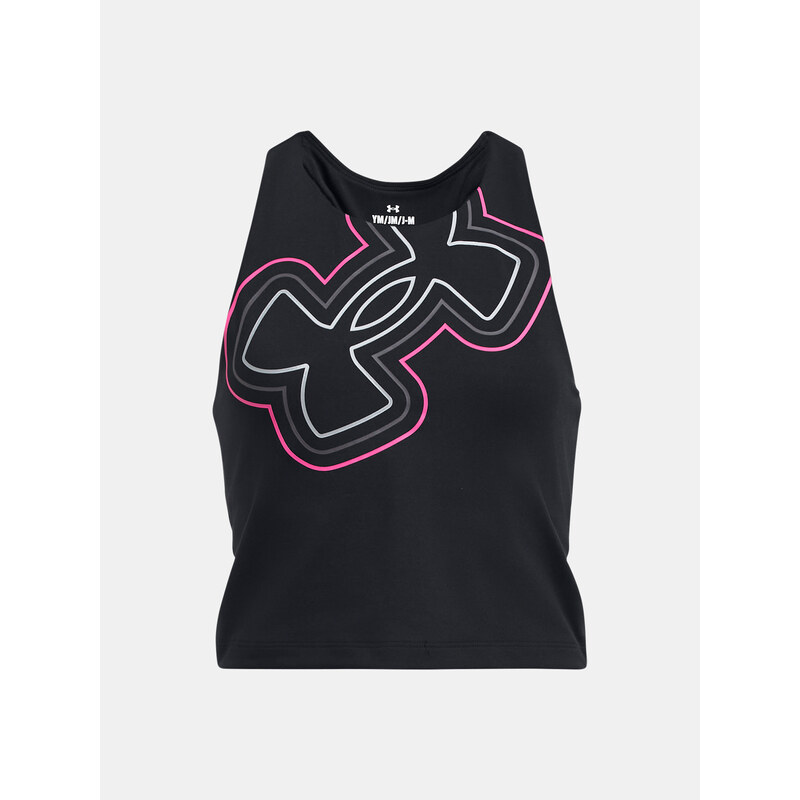 Under Armour Tílko Motion Branded Crop Tank-BLK - Holky