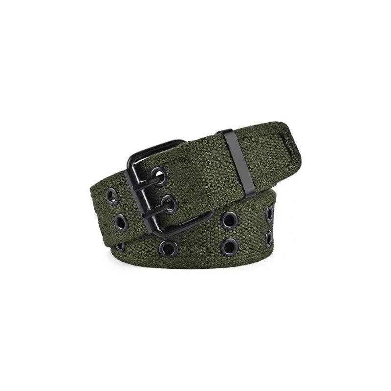 Camerazar Unisex Vojenský Taktický Opasek SURVIVAL s Kovovou Sponou, Polypropylenový Nylon, 120 cm x 3,7 cm