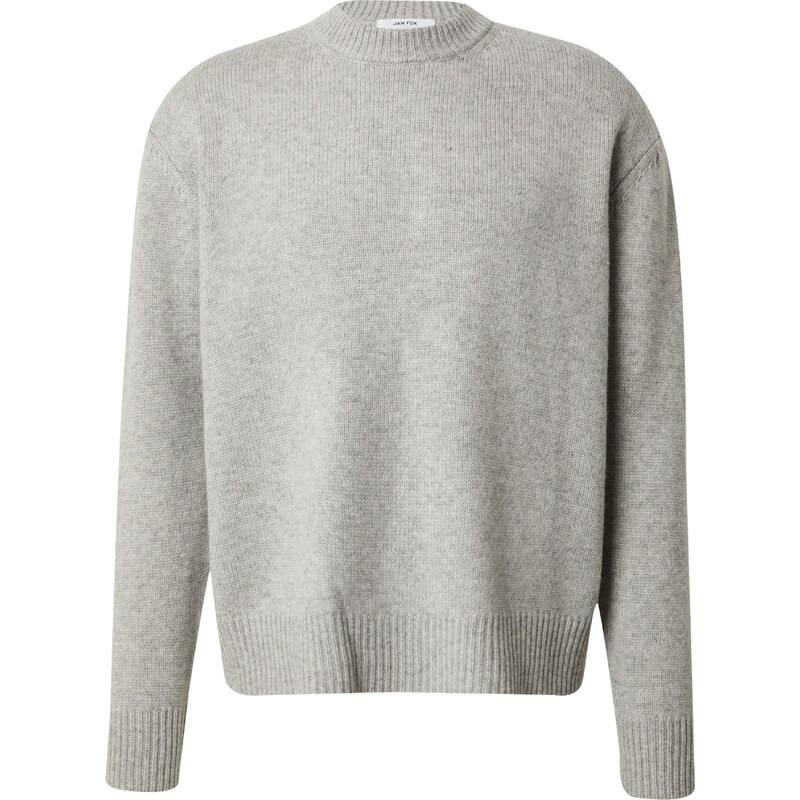DAN FOX APPAREL Svetr The Essential šedý melír