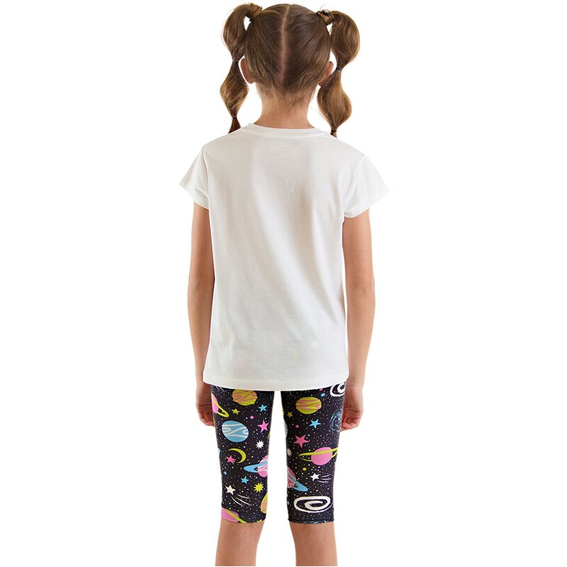 mshb&g Unicorn in Space Girl's T-shirt Tights Set