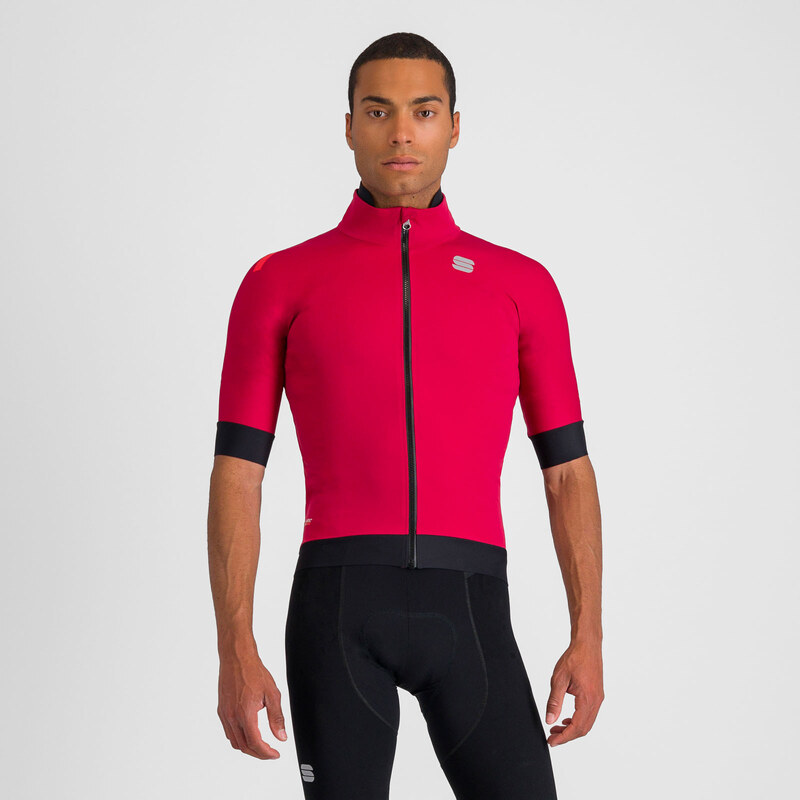 Sportful Fiandre Pro cyklistická bunda s kr. rukávem, tmavě