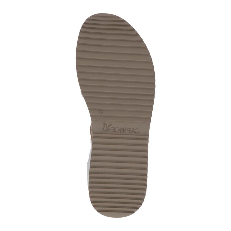 Sandály na platformě Caprice 9-28710-42 metalické