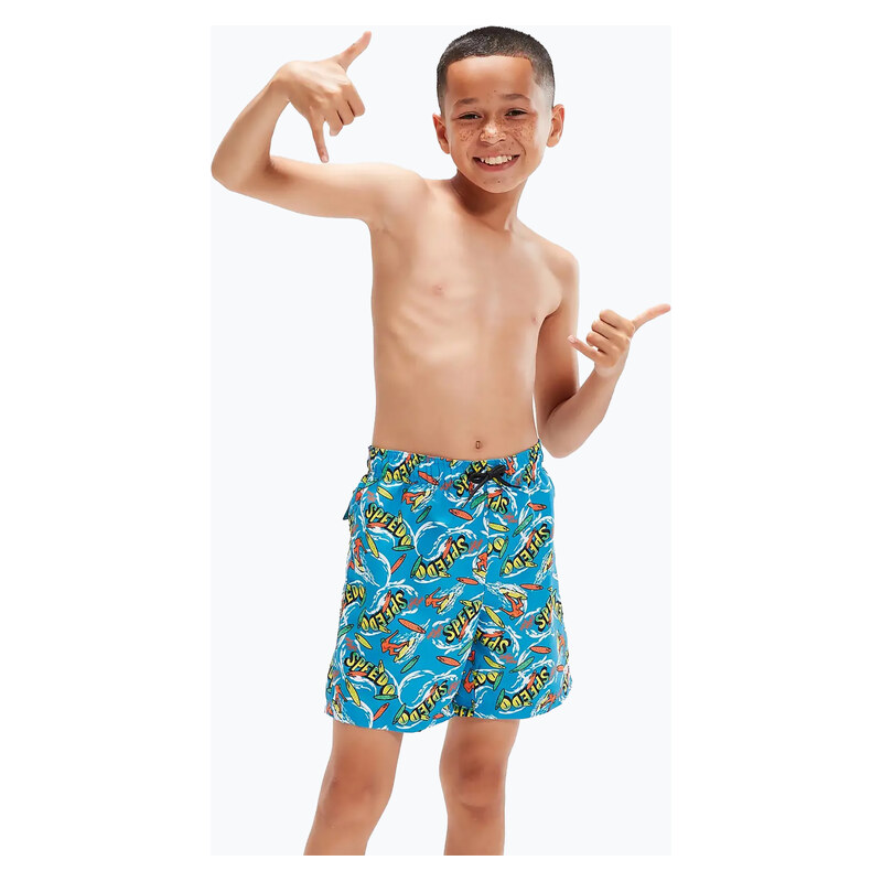 Speedo Dětské chlapecké plavecké šortky s potiskem 15 Bolt/jasně