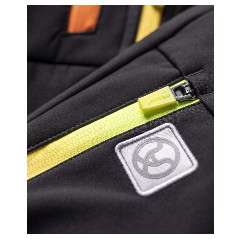ARDON CREATRON Pánská softshellová bunda černá - neon - S