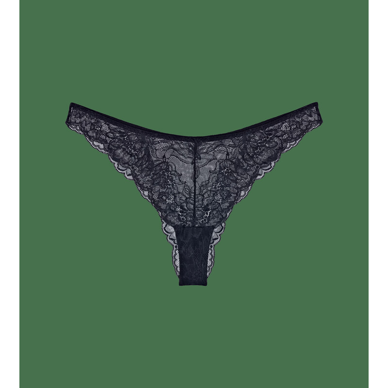 Dámské kalhotky Amourette Charm Highleg Brazilian - BLACK - černé 0004 - TRIUMPH