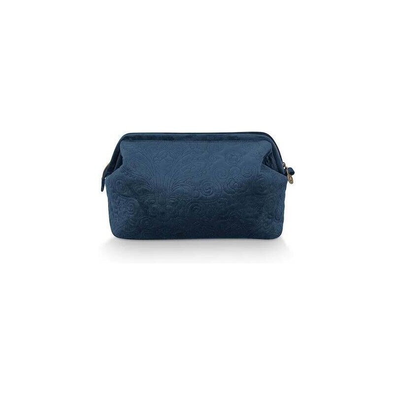 Pip Studio Velvet Quiltey Days kosmetická taška, modrá