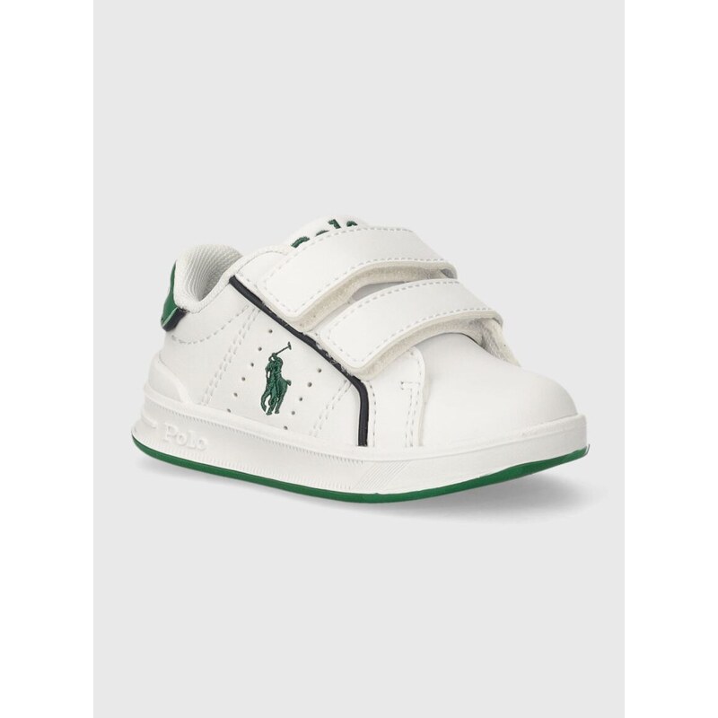 Dětské sneakers boty Polo Ralph Lauren bílá barva