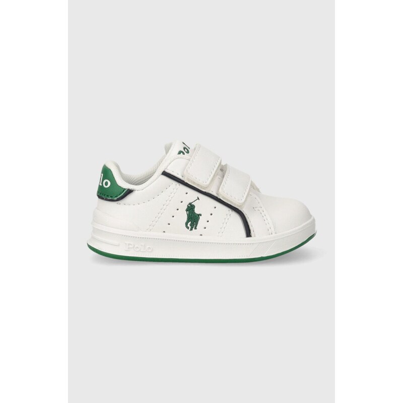 Dětské sneakers boty Polo Ralph Lauren bílá barva