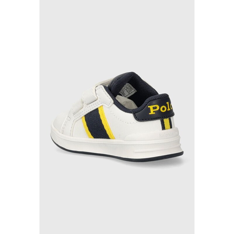 Dětské sneakers boty Polo Ralph Lauren bílá barva