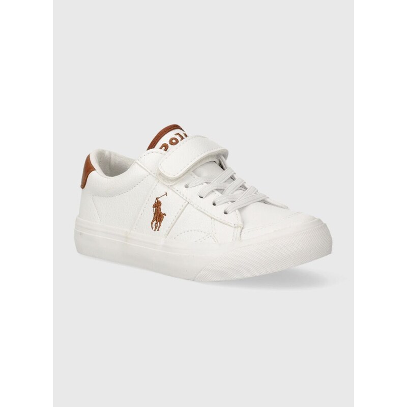 Sneakers boty Polo Ralph Lauren bílá barva