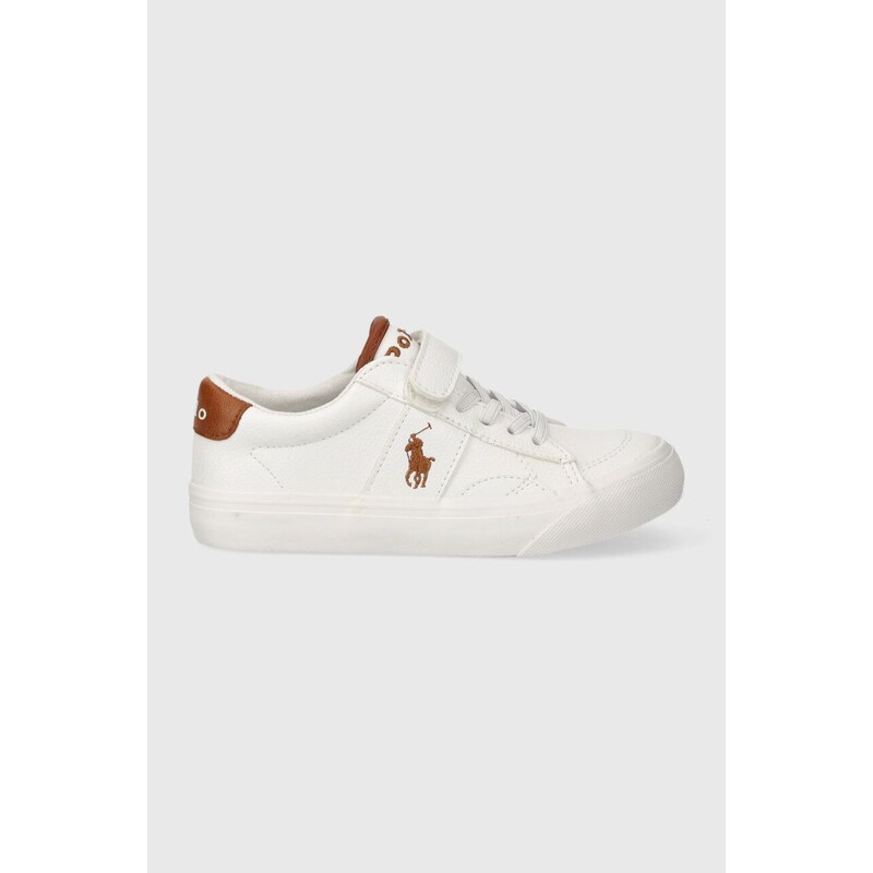 Sneakers boty Polo Ralph Lauren bílá barva