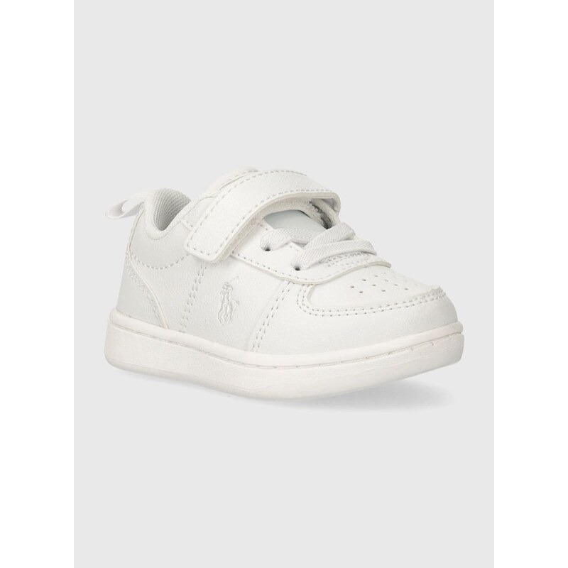 Dětské sneakers boty Polo Ralph Lauren bílá barva