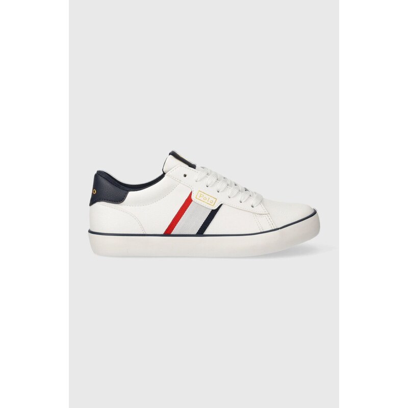 Dětské sneakers boty Polo Ralph Lauren bílá barva