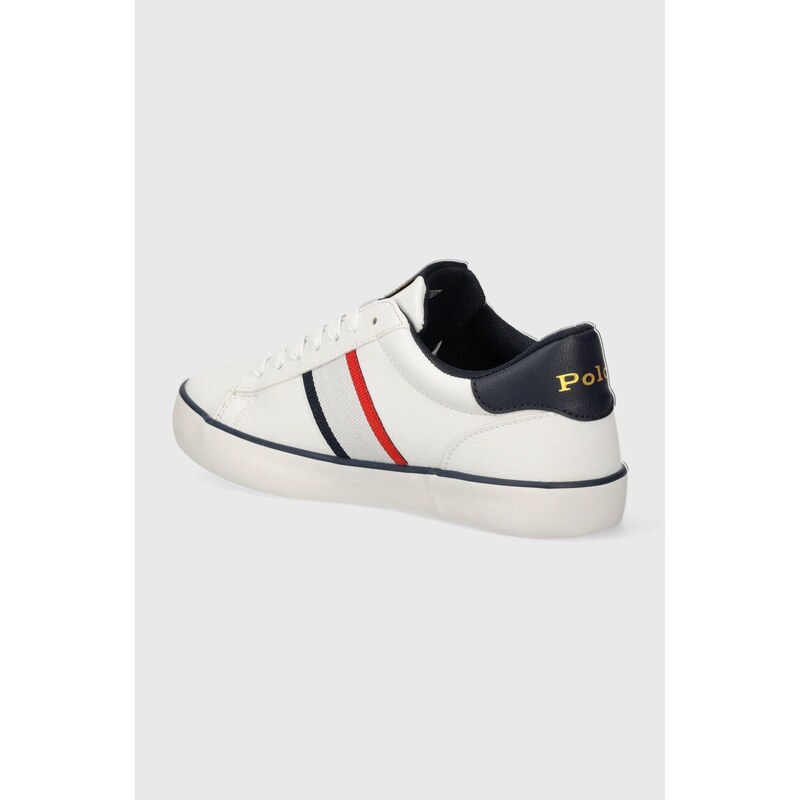 Dětské sneakers boty Polo Ralph Lauren bílá barva