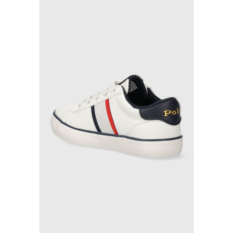 Dětské sneakers boty Polo Ralph Lauren bílá barva