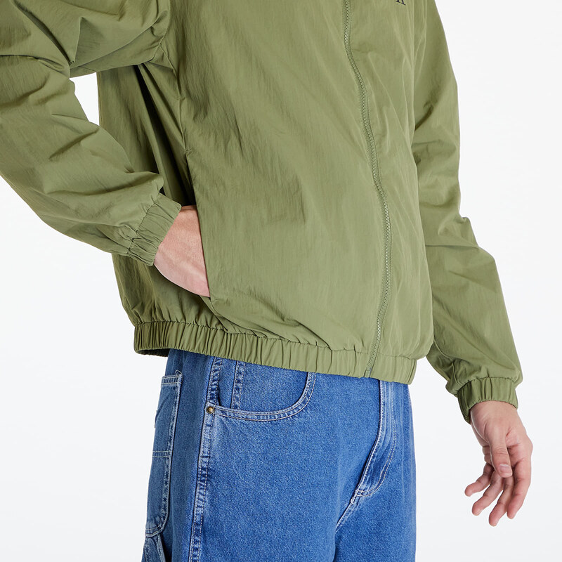 Pánská větrovka Calvin Klein Jeans Relaxed Hooded Windbreaker Dark Juniper