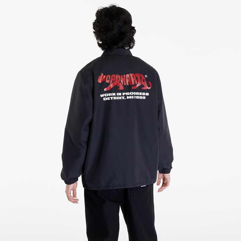 Carhartt WIP Rocky Coach Jacket UNISEX Black/ Samba/ White