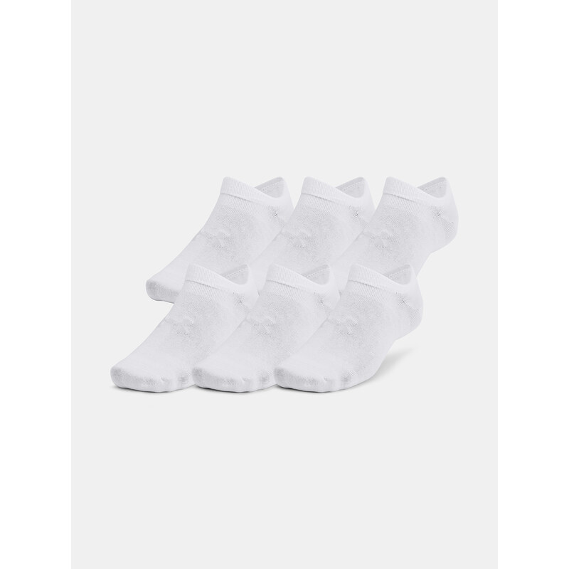 Under Armour Ponožky UA Essential No Show 6pk-WHT - unisex 90725320