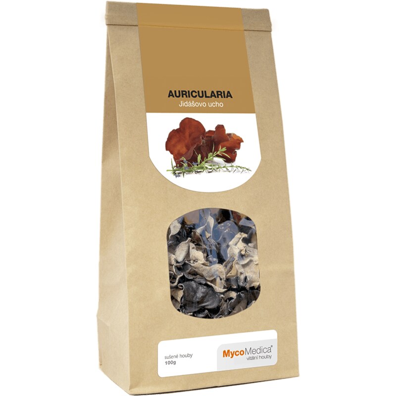 Mycomedica Auricularia - jidášovo ucho - sušená 100g