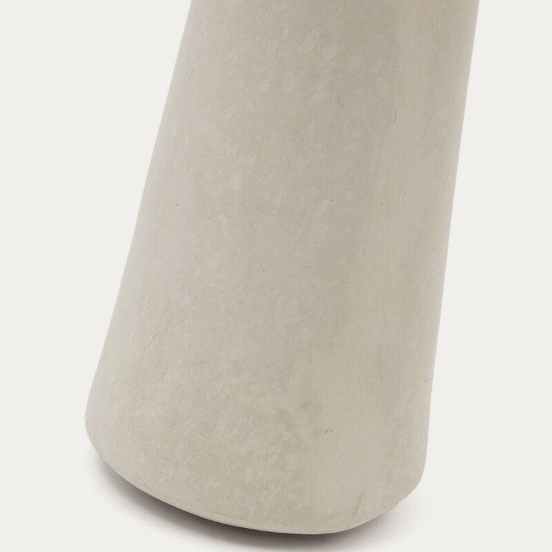Bílá váza Kave Home Silvara 20 cm