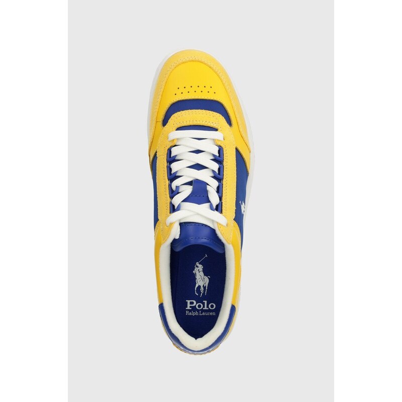 Sneakers boty Polo Ralph Lauren Polo Crt Spt žlutá barva, 809931572004