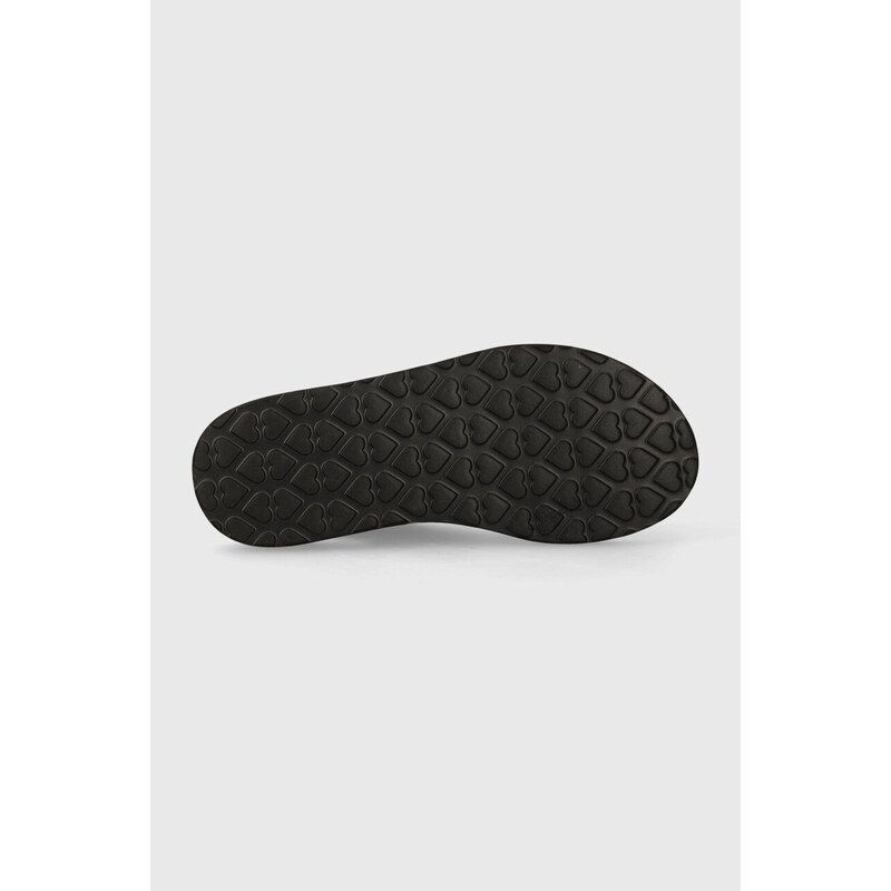 Sandály Love Moschino dámské, černá barva, JA16033G0IJN7000