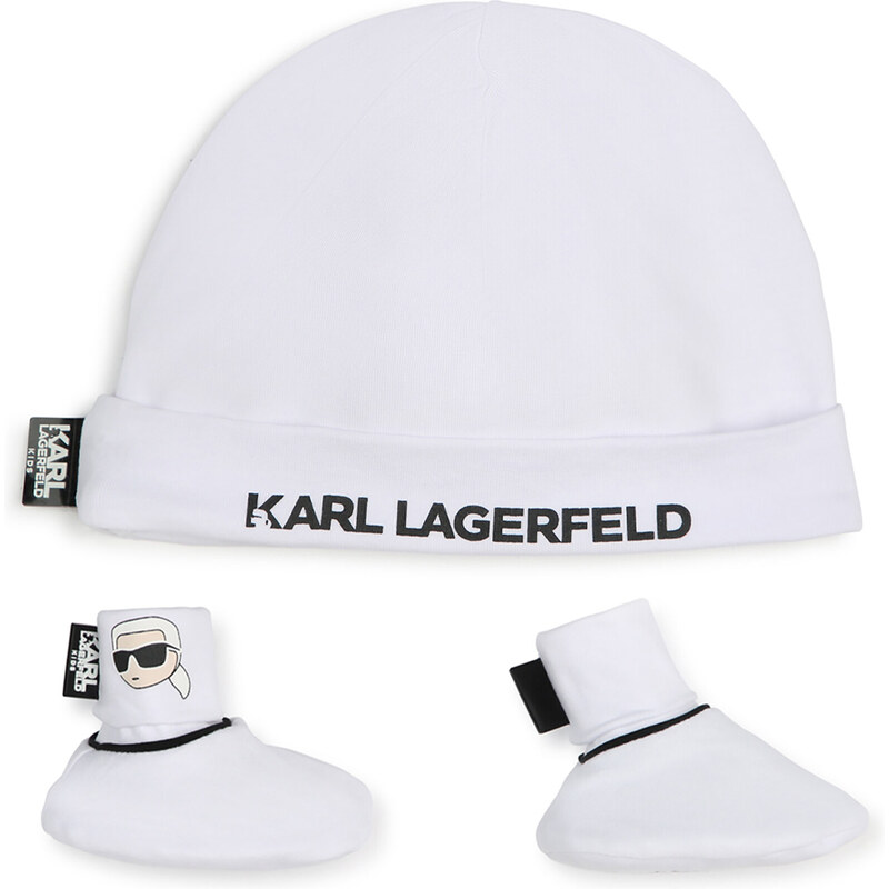 Set čepice a ponožky Karl Lagerfeld Kids