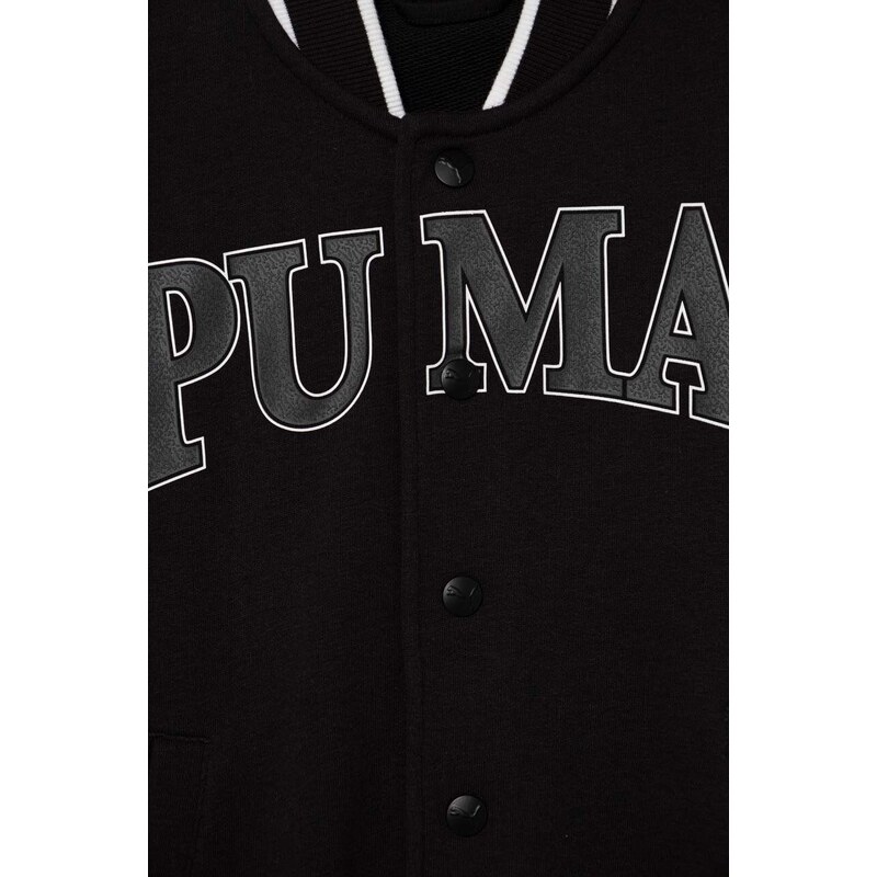 Dětská mikina Puma PUMA SQUAD TR B černá barva, s aplikací