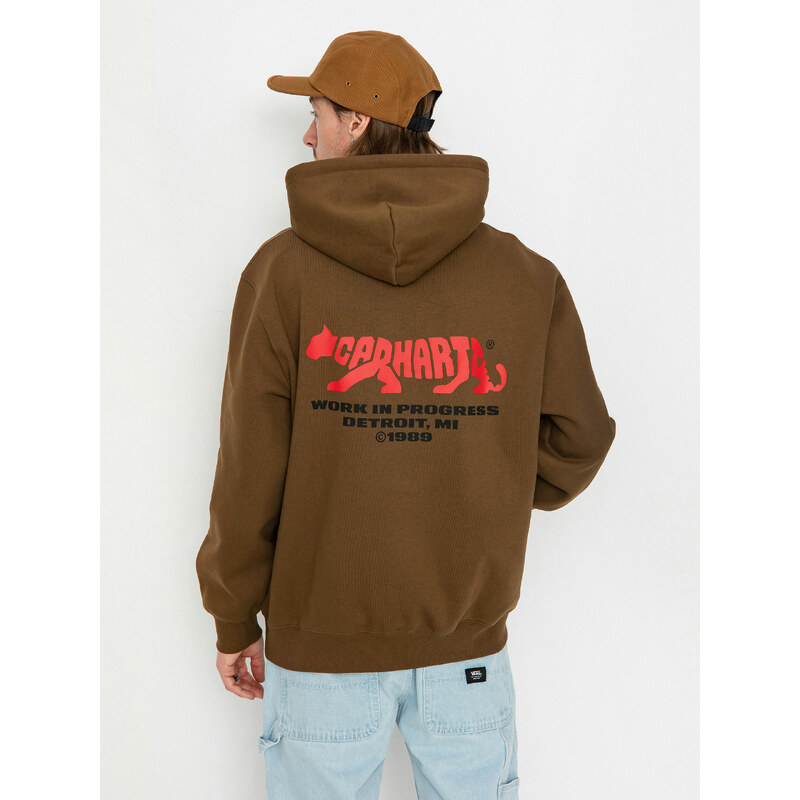 Carhartt WIP Rocky Script HD (lumber)hnědá