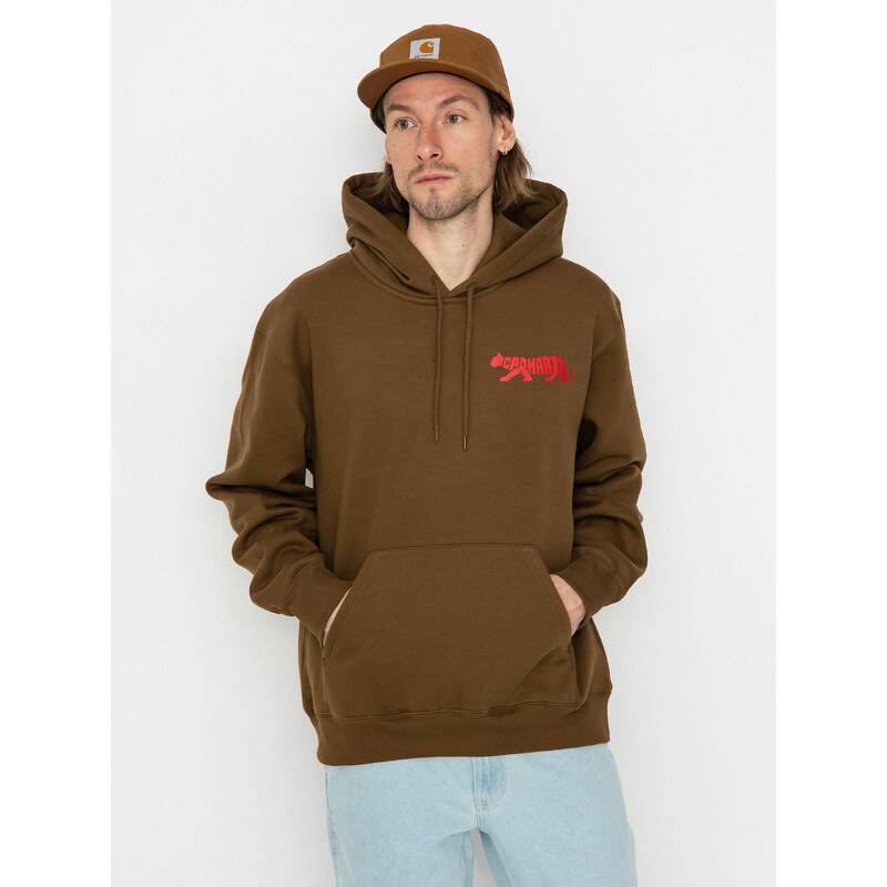 Carhartt WIP Rocky Script HD (lumber)hnědá