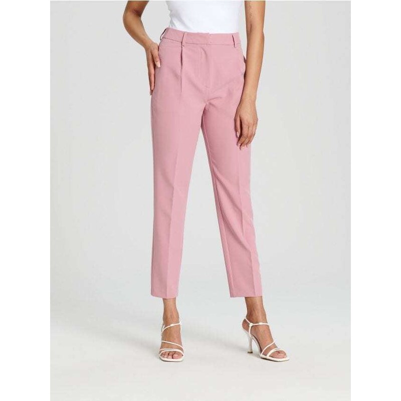 Sinsay - Cigaretové kalhoty - růžová