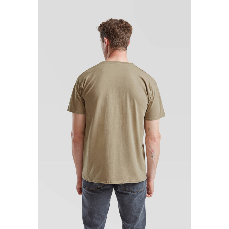 Khaki men's t-shirt Valueweight Fruit of the Loom