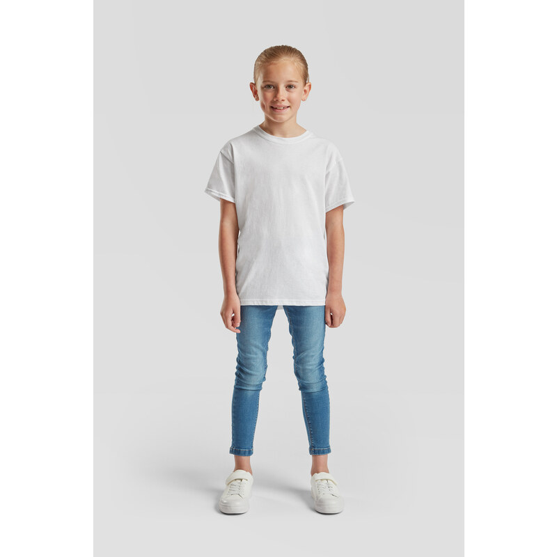 White Children's T-shirt Original Fruit of the Loom