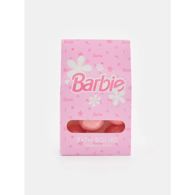 Sinsay - Sada 6 koupelových bomb Barbie - pastelová růžová