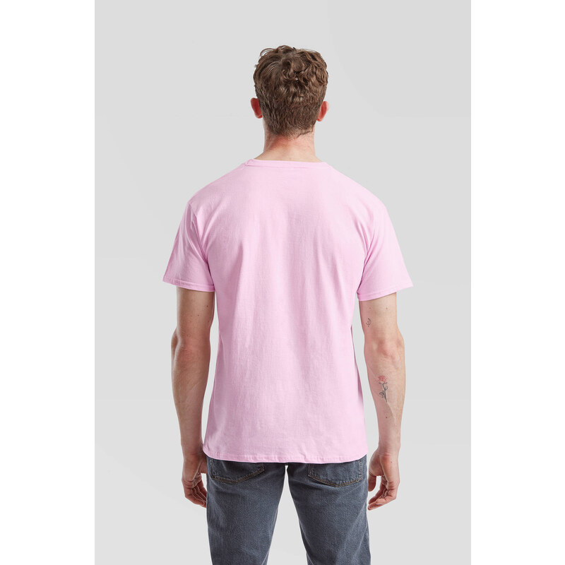 Men's Pink T-shirt Valueweight Fruit of the Loom