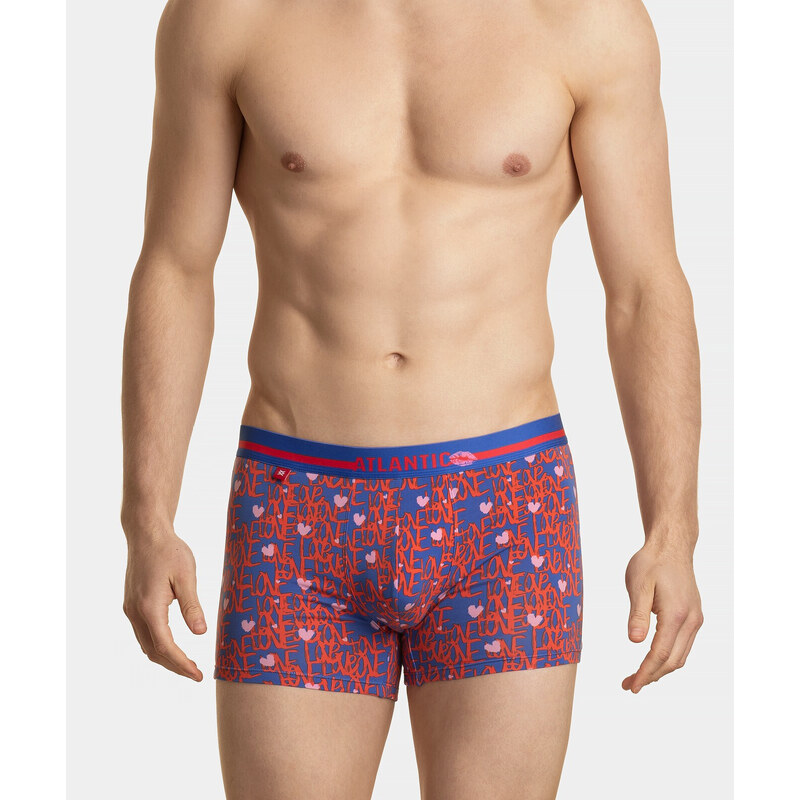 Boxer shorts Atlantic 2GMH-021 A'2 S-2XL blue-red 033