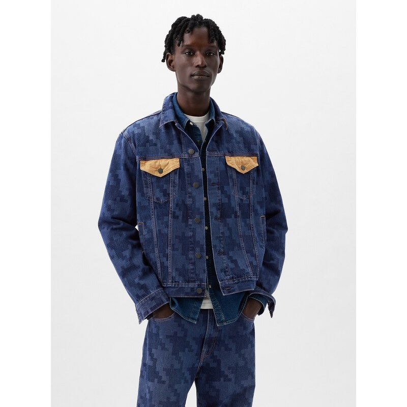 GAP Pánská Džínová bunda Gap × Dapper Dan Unisex 890844-00