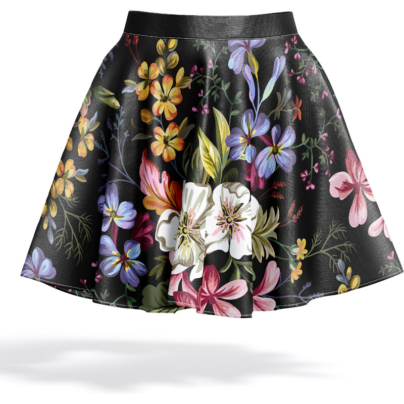 UTOPY Dámská mini sukně Flower Garden