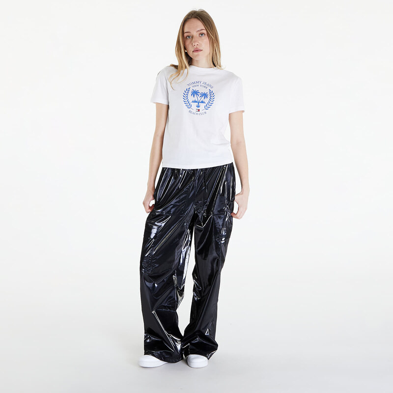 Tommy Hilfiger Dámské tričko Tommy Jeans Prep Luxe Tee White