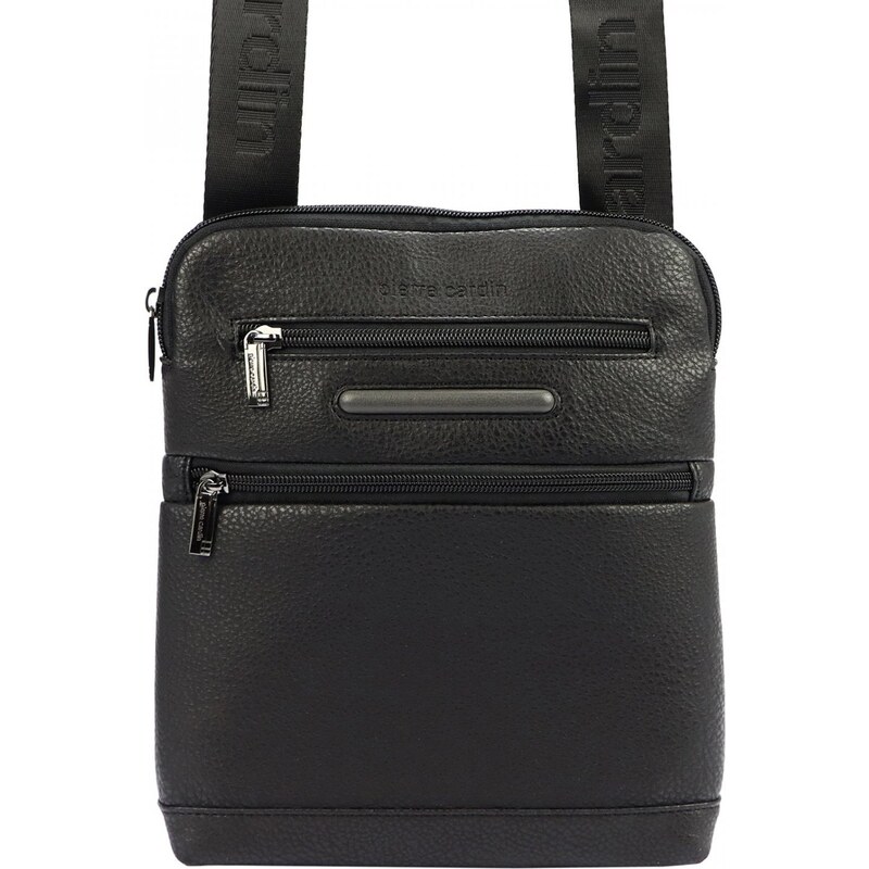 PIERRE CARDIN Luxusní pánská taška Fango, černá