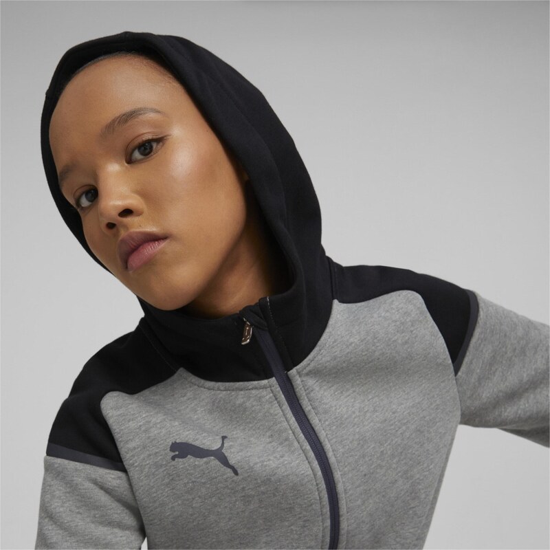 Mikina s kapucí Puma teamCUP Casuals Hooded Jkt Wmn 658419-013