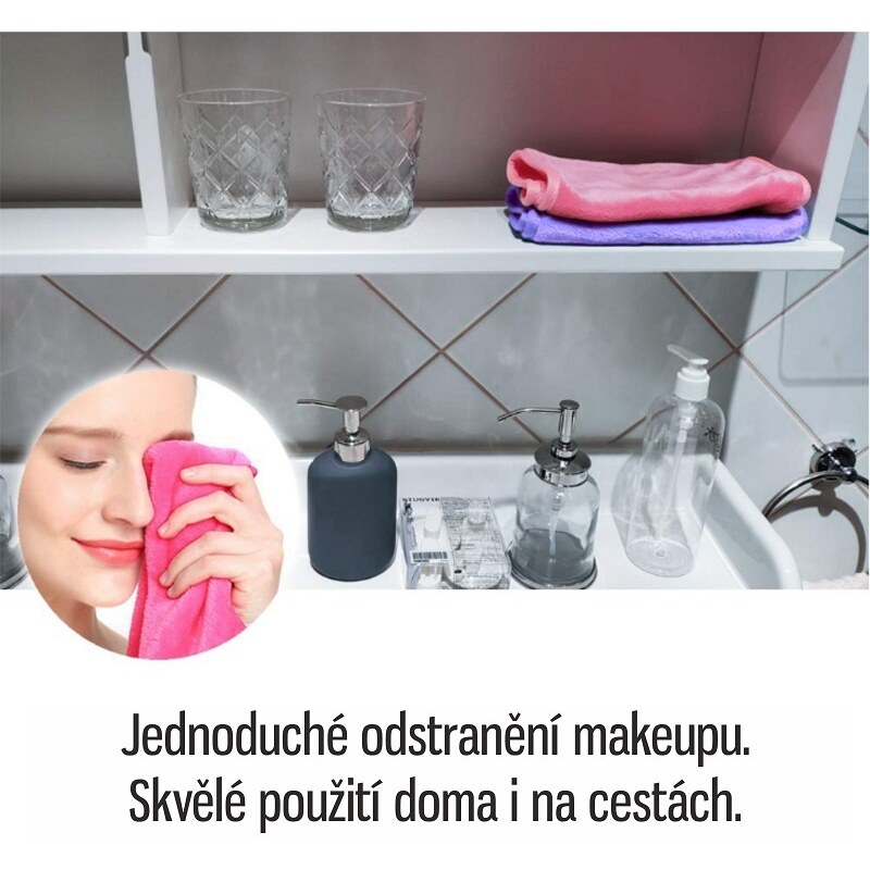 Odličovací hadřík GloryStyles - sada 3 ks