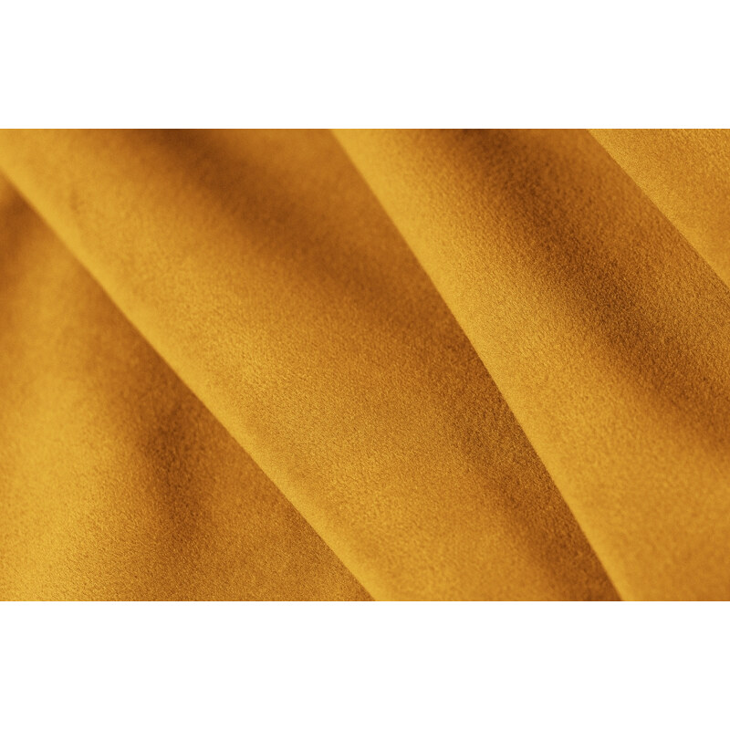 Žlutá sametová třímístná pohovka Windsor & Co Halley 242 cm
