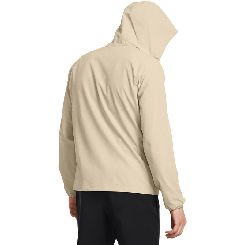 Under Armour Stretch Woven Windbreaker | Khaki Base/Black